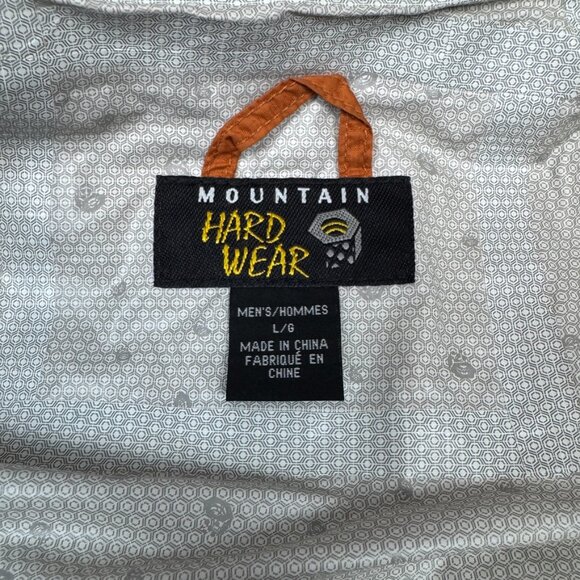 Mountain Hardwear Jacket Men L Orange Conduit Silk Rain Waterproof Shell Read* - Picture 16 of 16